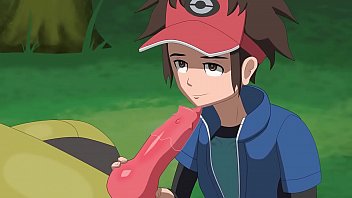 Cock sucking Pokémon trainer